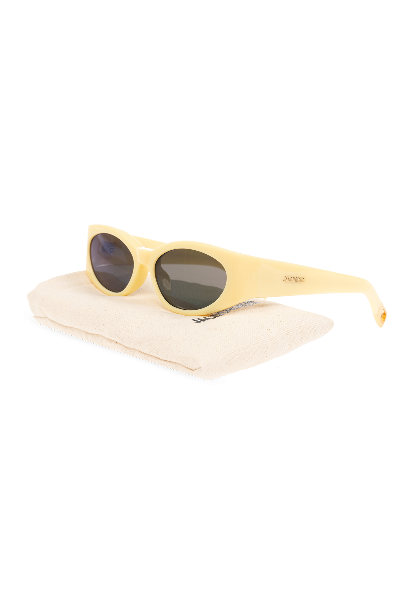 【送料&関税込】Jacquemus Salon - White / Amber Lens Sunglas Jacquemus Salon - white / amber lens – Mondello 1962